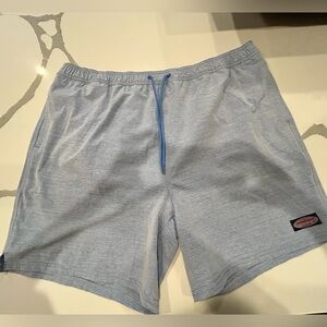 NWOT vineyard vines chappy lined swim trunks light heathered blue size XXL